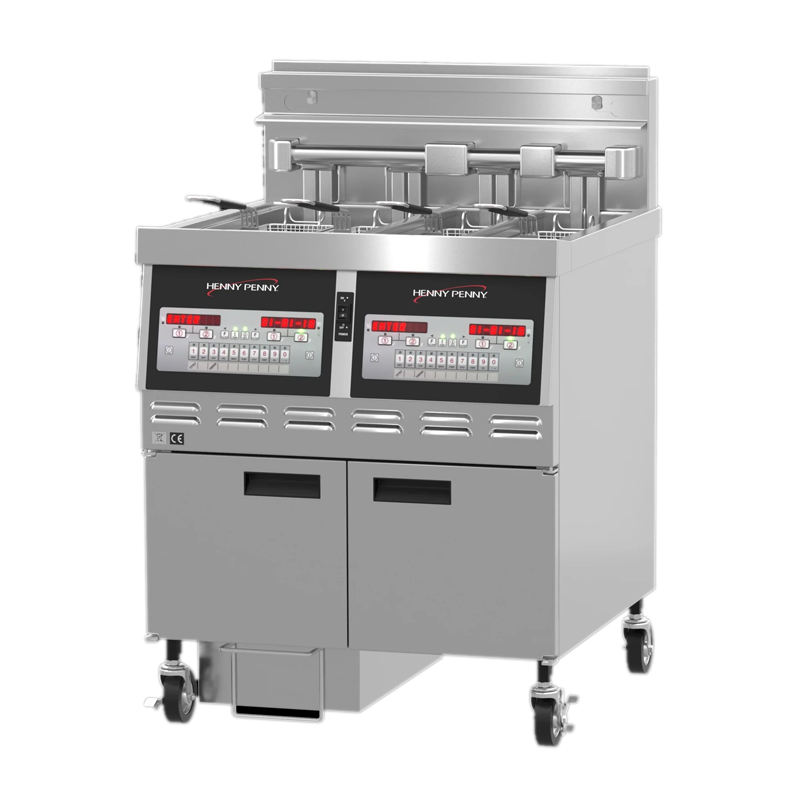 Henny Penny - Friteuse ouverte électrique – GVE 072 - 3 CUVES - 4 PANIERS
