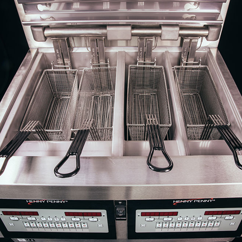 Henny Penny - Friteuse ouverte électrique – GVE 072 - 3 CUVES - 4 PANIERS