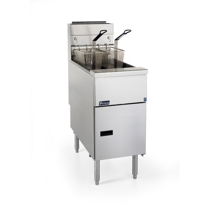 Pitco - 4 Brûleurs Propane (LPG) / 2 Demi Panier/ FULL