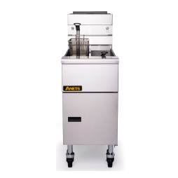 Anets - Friteuse Ouverte Gaz NAT / 2 paniers / SPLIT