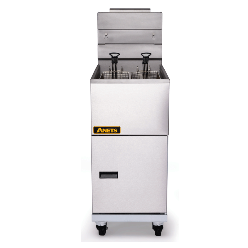 ANETS - Friteuse Ouverte Gaz NAT/ 2 paniers / FULL