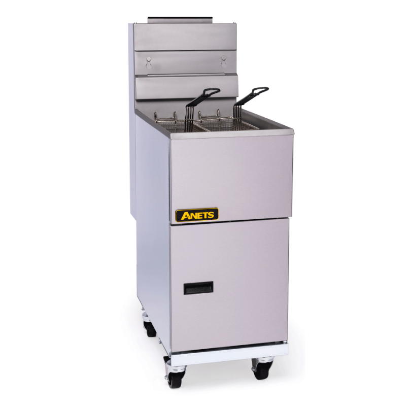 ANETS - Friteuse Ouverte Gaz NAT/ 2 paniers / FULL