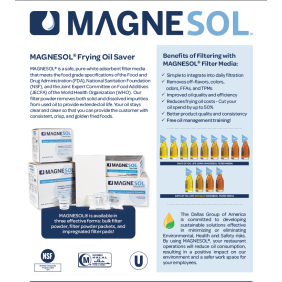 Magnesol - Prolonge la durée de vie de l’huile – Économiseur d’huile de friture