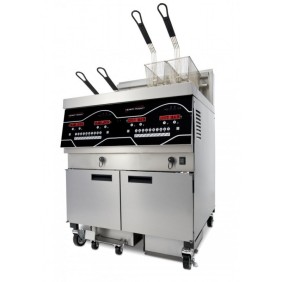 Friteuse ouverte électrique - 2 cuves - 4 paniers - RELEVAGE AUTO - EVOLUTION ELITE