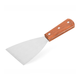 VOLLRATH SPATULE BURGER TRIANGLE MANCHE BOIS
