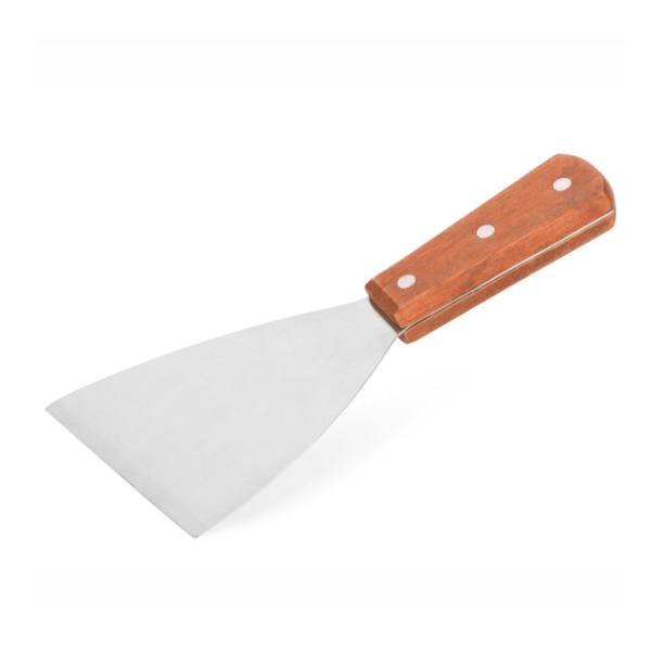 VOLLRATH SPATULE BURGER TRIANGLE MANCHE BOIS