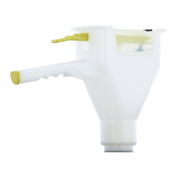 DISTRIBUTEUR DE MOUTARDE (PLASTIQUE). ETROIT. PORTION DE 0.70 ML