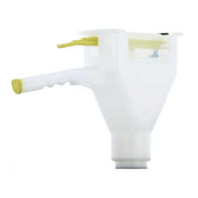 DISTRIBUTEUR DE MOUTARDE (PLASTIQUE). ETROIT. PORTION DE 0.70 ML