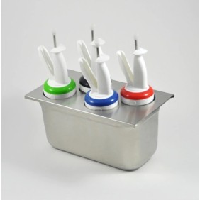 Couvercle de rangement pour bouteilles de sauces 1/3